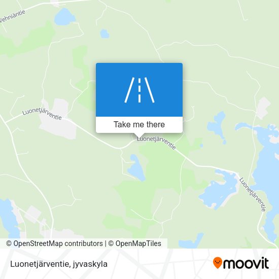 Luonetjärventie map