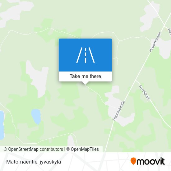 Matomäentie map