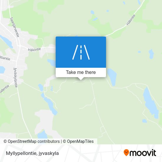 Myllypellontie map