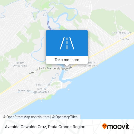 Avenida Oswaldo Cruz map