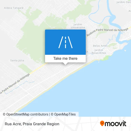 Rua Acre map