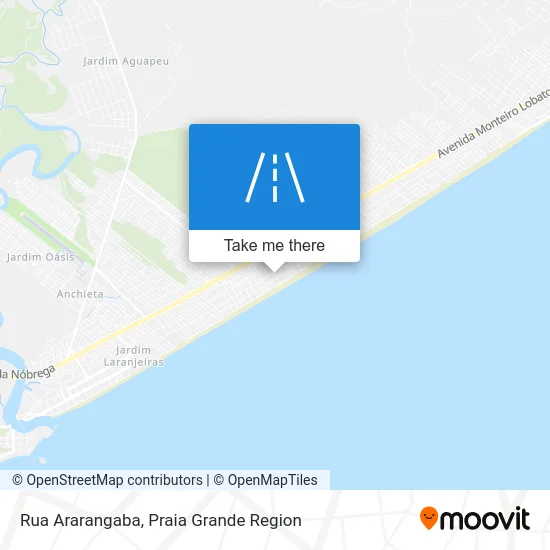 Rua Ararangaba map