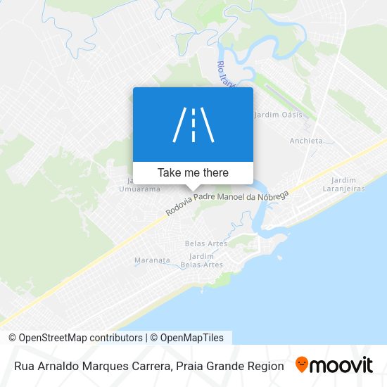 Rua Arnaldo Marques Carrera map