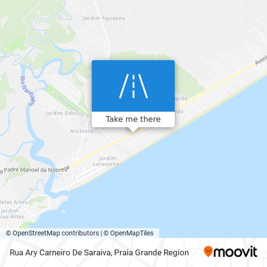 Rua Ary Carneiro De Saraiva map