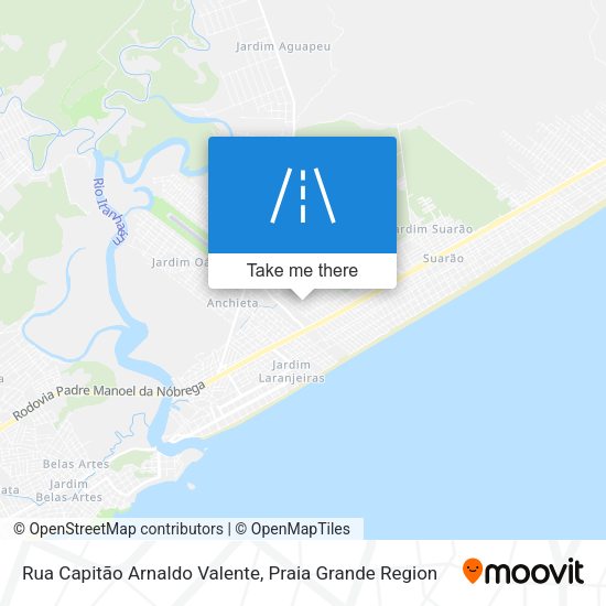 Rua Capitão Arnaldo Valente map