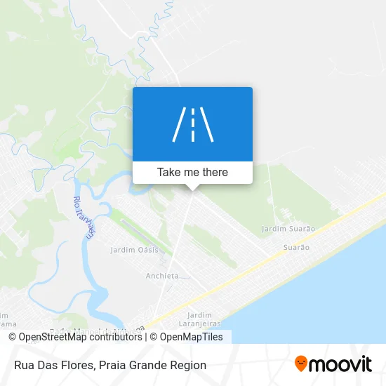 Rua Das Flores map
