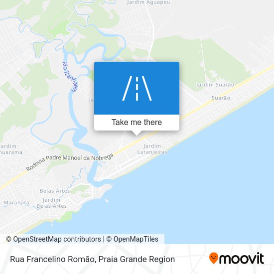 Rua Francelino Romão map
