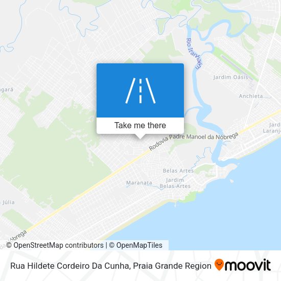 Rua Hildete Cordeiro Da Cunha map