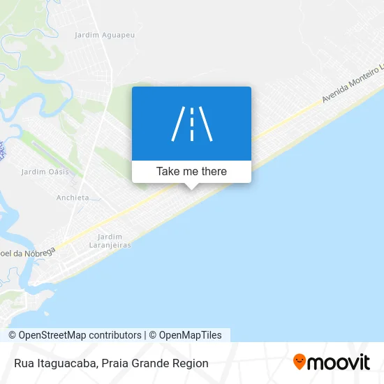 Rua Itaguacaba map