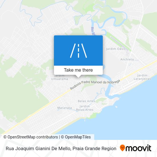 Rua Joaquim Gianini De Mello map