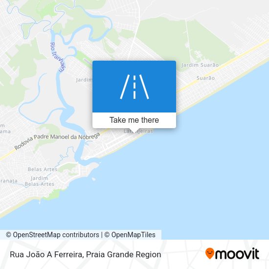 Rua João A Ferreira map