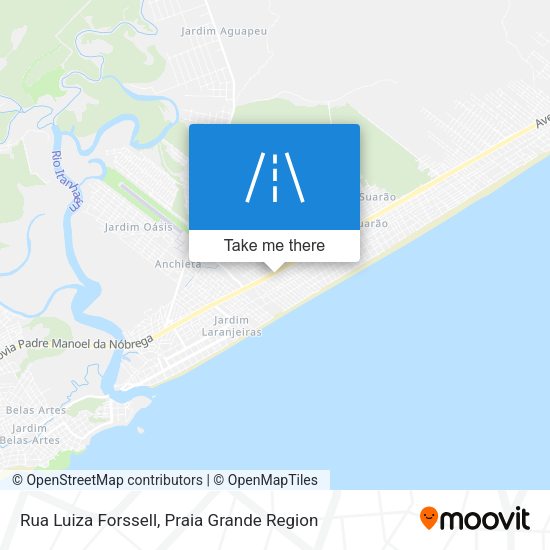 Rua Luiza Forssell map