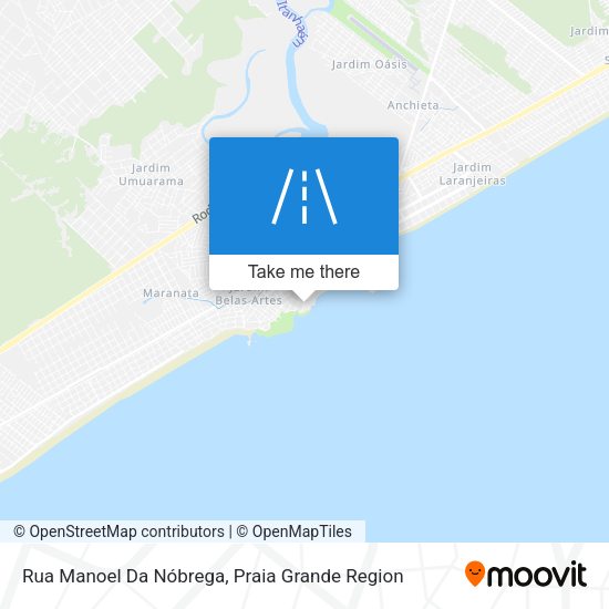 Rua Manoel Da Nóbrega map