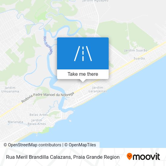 Rua Meril Brandilla Calazans map