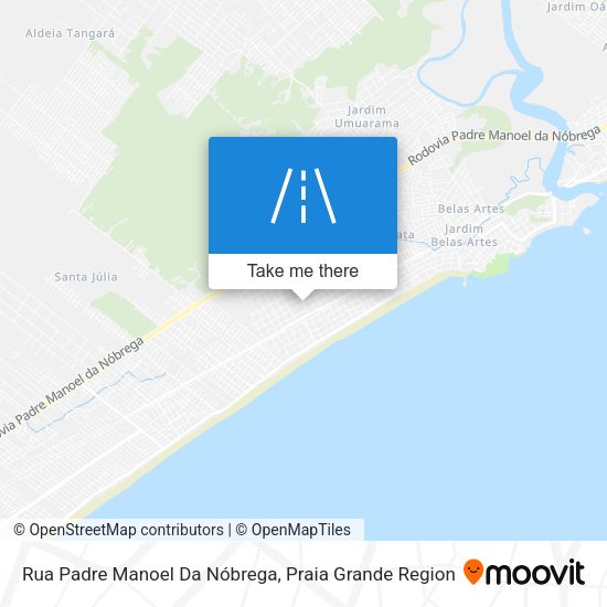 Rua Padre Manoel Da Nóbrega map