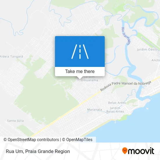 Rua Um map