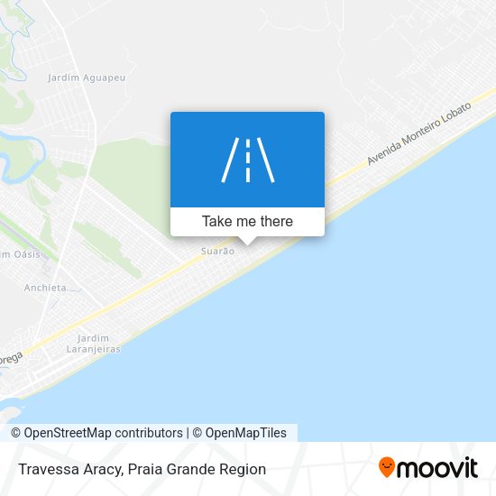 Travessa Aracy map