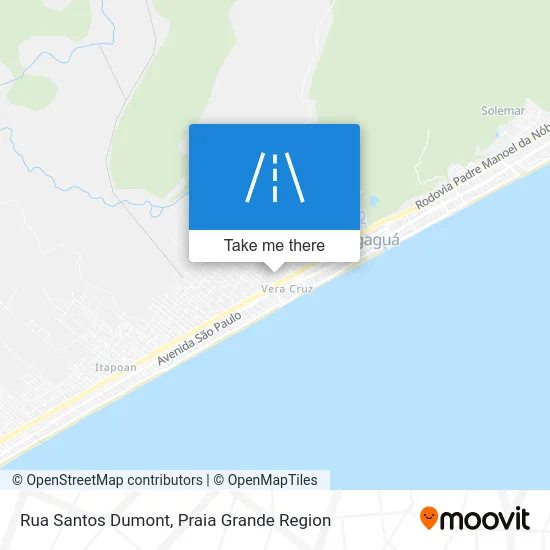 Rua Santos Dumont map