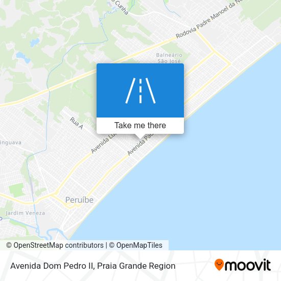 Avenida Dom Pedro II map
