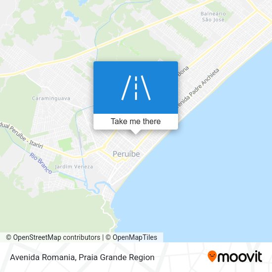 Avenida Romania map