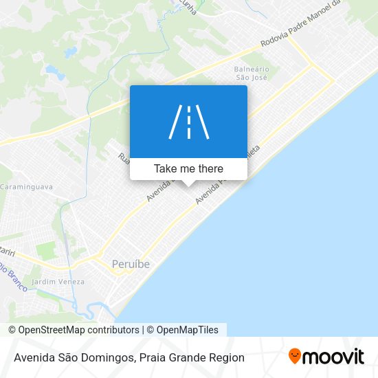 Avenida São Domingos map