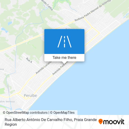 Rua Alberto Antônio De Carvalho Filho map