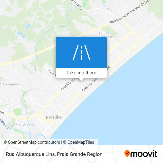 Rua Albuquerque Lins map