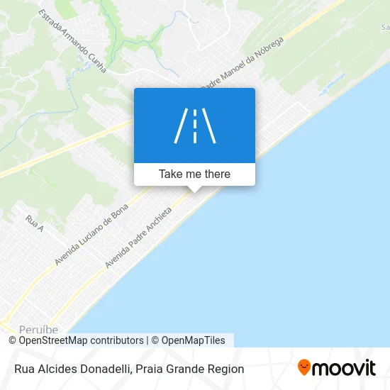 Rua Alcides Donadelli map