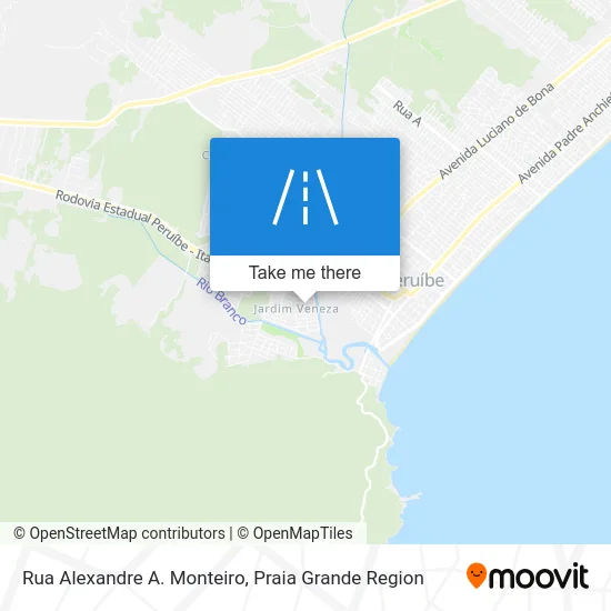 Rua Alexandre A. Monteiro map
