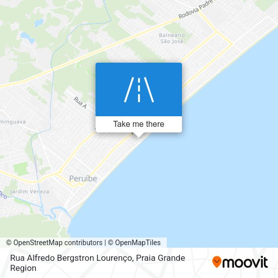 Rua Alfredo Bergstron Lourenço map