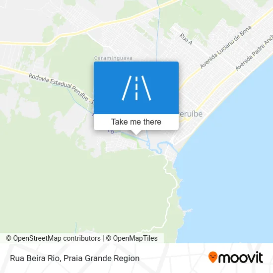 Rua Beira Rio map