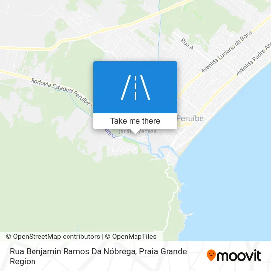 Rua Benjamin Ramos Da Nóbrega map