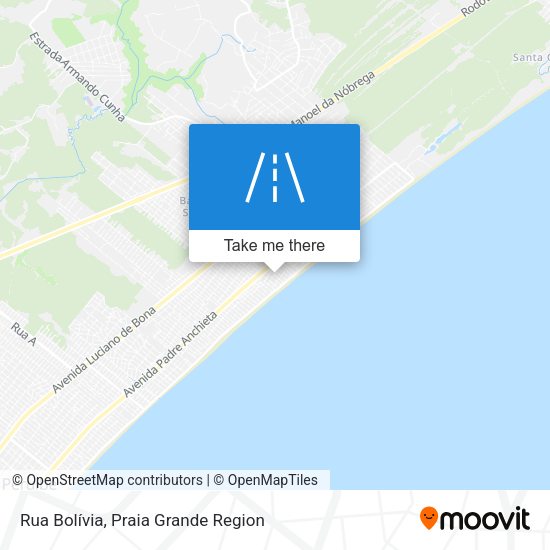 Rua Bolívia map