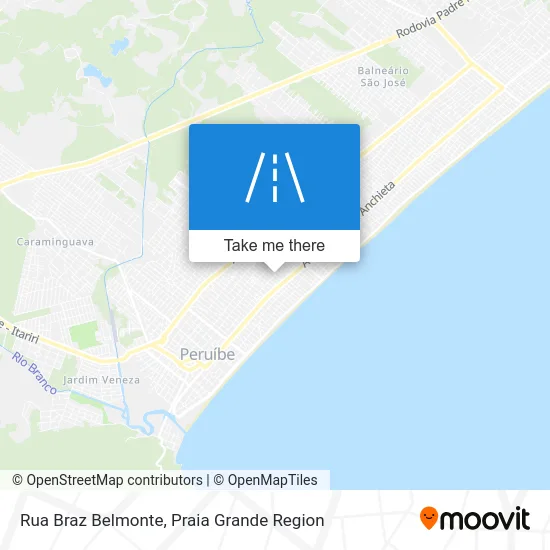 Rua Braz Belmonte map