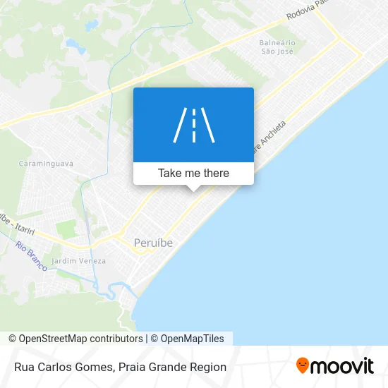 Rua Carlos Gomes map