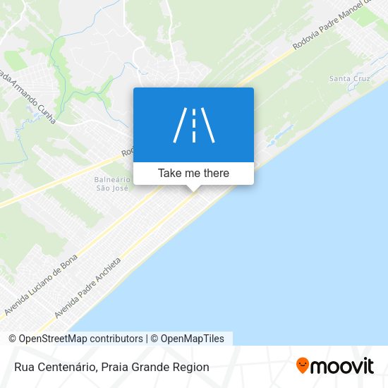 Rua Centenário map