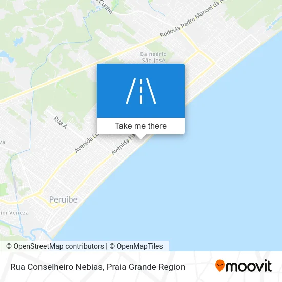 Rua Conselheiro Nebias map