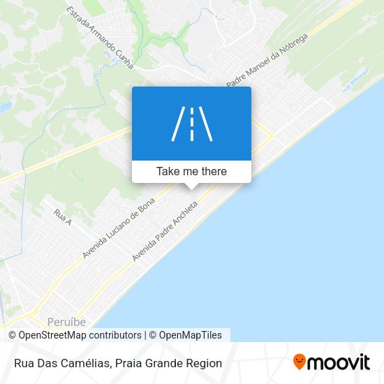 Rua Das Camélias map