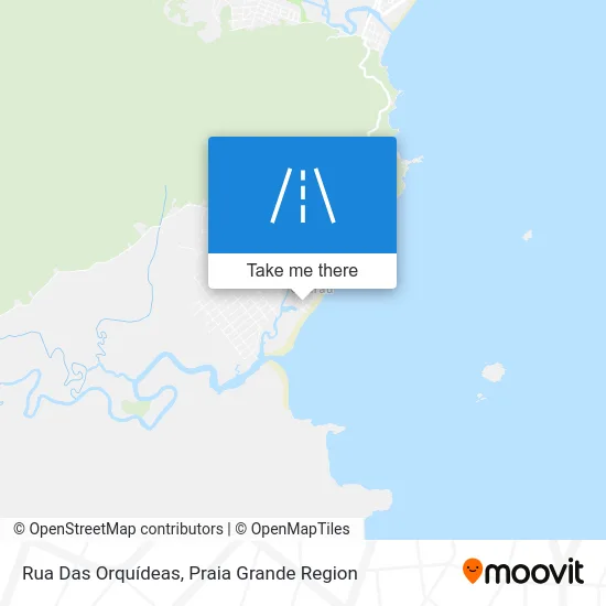 Rua Das Orquídeas map