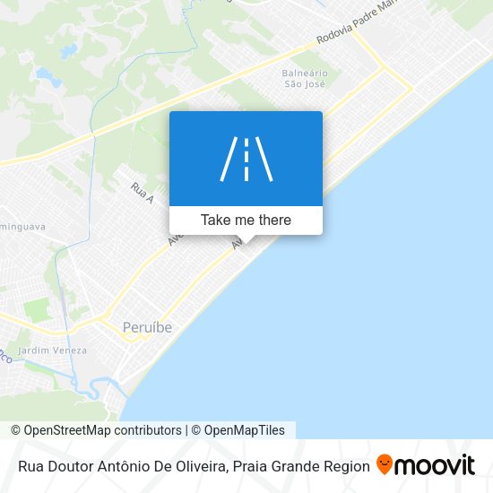Rua Doutor Antônio De Oliveira map