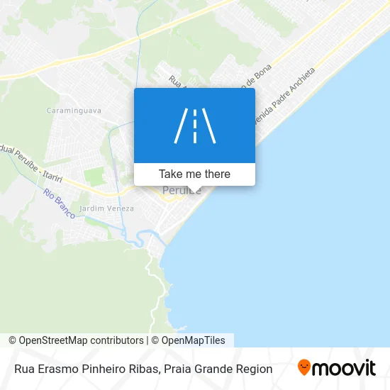 Rua Erasmo Pinheiro Ribas map