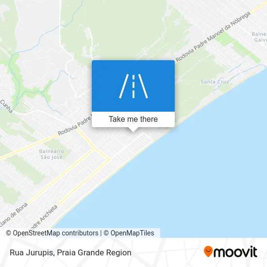 Rua Jurupis map