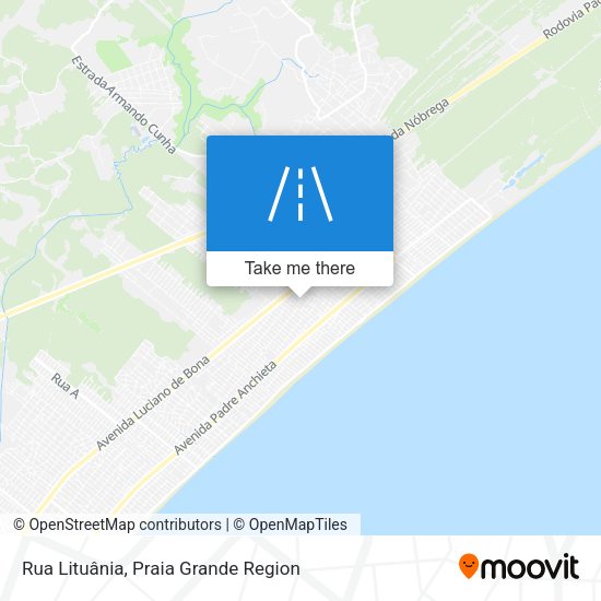 Rua Lituânia map