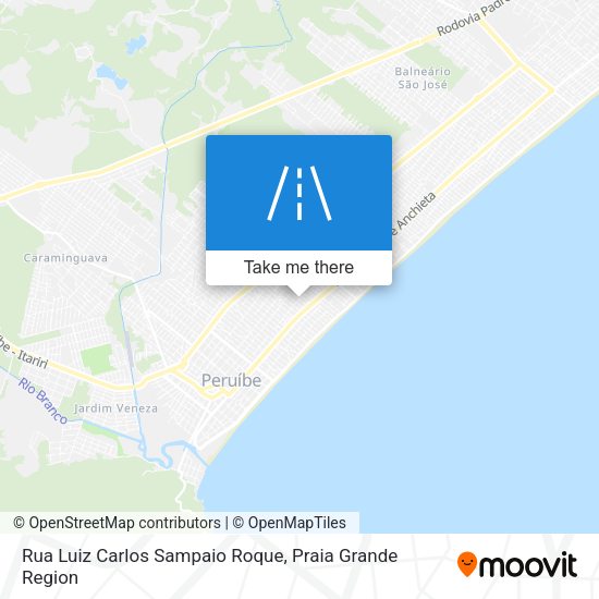 Rua Luiz Carlos Sampaio Roque map
