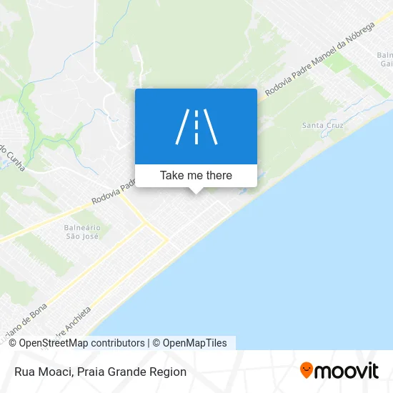 Rua Moaci map