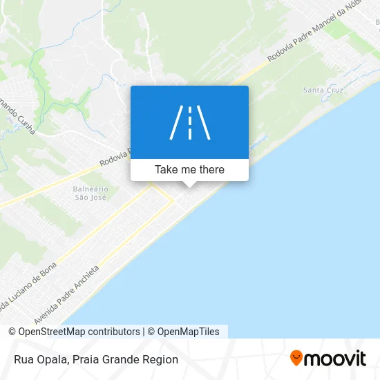 Rua Opala map