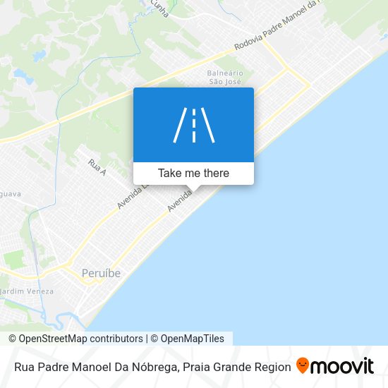 Rua Padre Manoel Da Nóbrega map