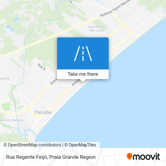 Rua Regente Feijó map