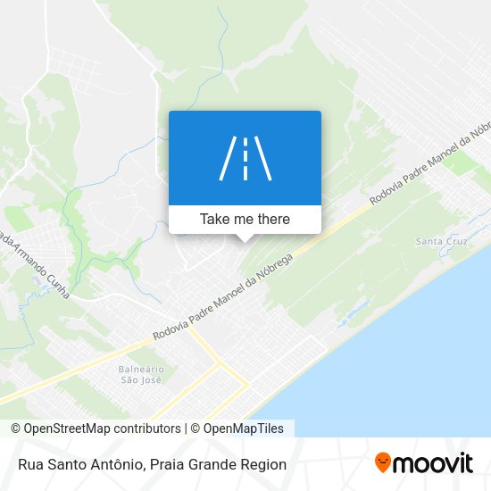 Rua Santo Antônio map