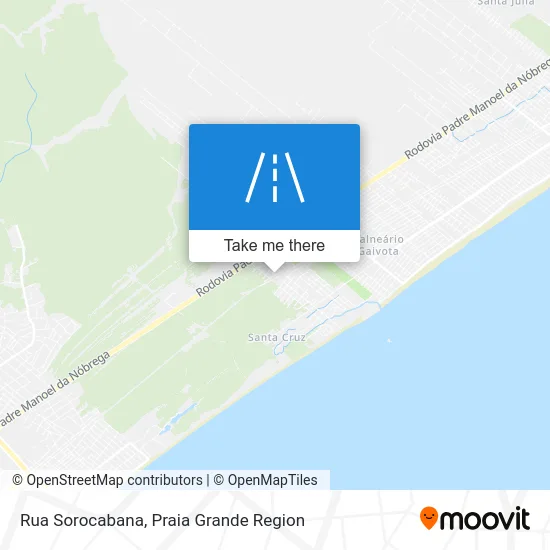 Rua Sorocabana map